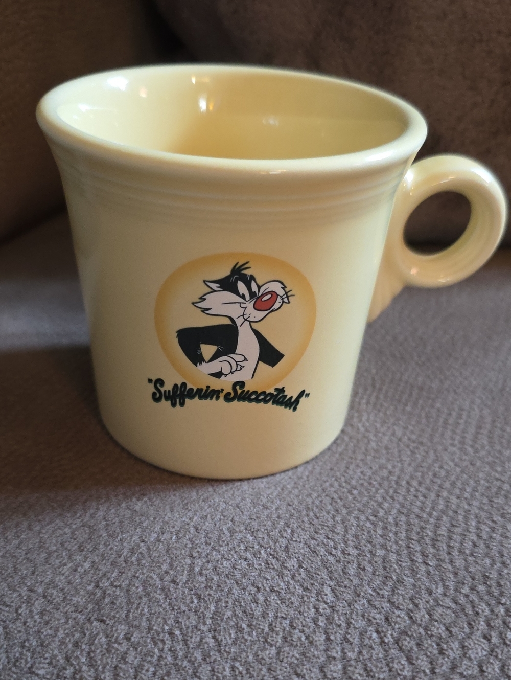 Fiesta Vintage 1994 Sylvester 'Sufferin' Succotash' Ceramic Mug- Warner Bros